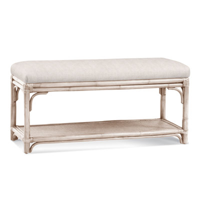 Banc de rangement en osier Summer Retreat