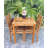 Kasandra Teak Wood Premium All-Weather Wicker Outdoor Dining Side Chair