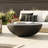 Lensey Concrete Round Coffee Table-1848581001
