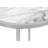 Emeli End Table – Round Faux Marble Top with Black Metal Curved Base, Modern Accent for Living Room-95860076-95860075