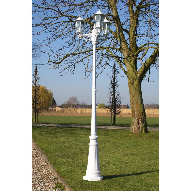 Romantico Lamp Post (Full), White