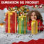  Ensemble de 3 boîtes-cadeaux lumineuses emboîtables, décoration de Noël
