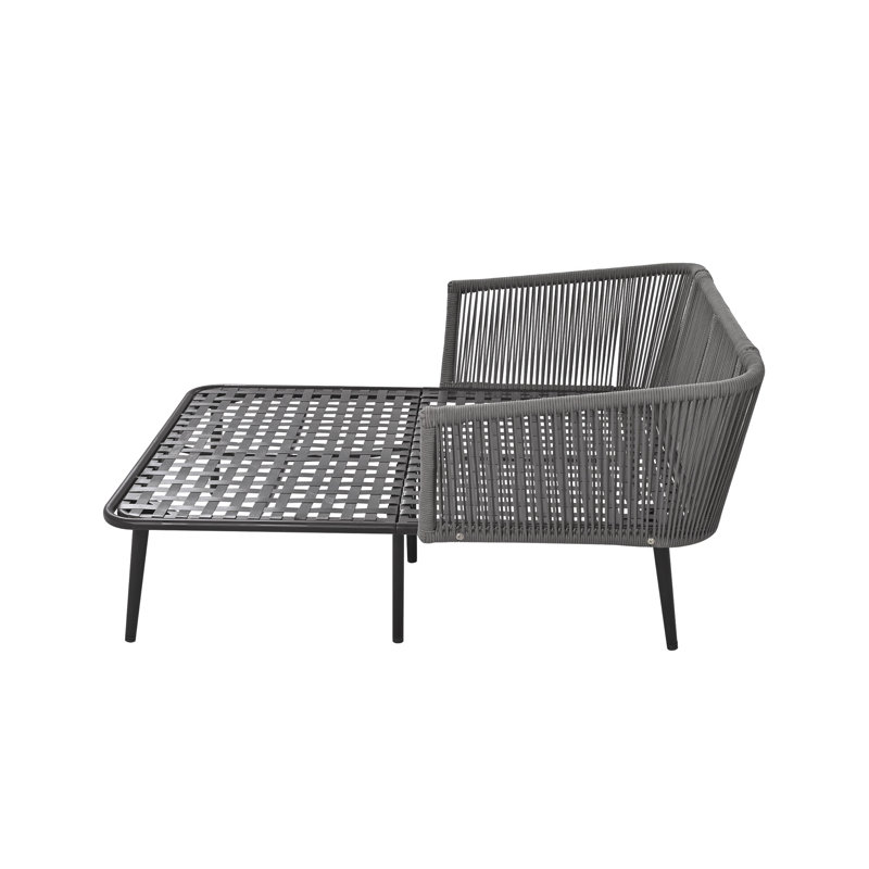120cm Wide Straight Patio Daybed with Cushions