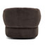 Fauteuil club pivotant en peluche Radia Modern-124215911