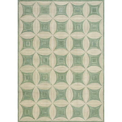Tapis américain vert / jaune
