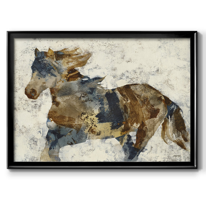 Gallop, reproduction d'art sur toile, Noir, H 26 po x l 38 po x P 1,5 po