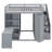 Loft Bed With Wardrobe-69941987