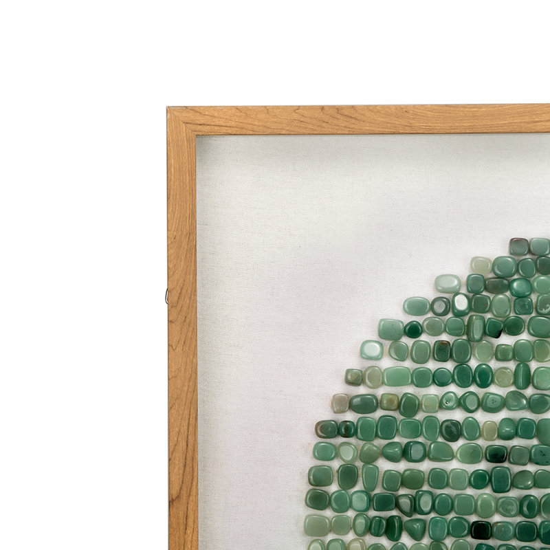 Art mural en forme de pierre, 2 boîtes - Transformez votre espace en plastique multicolore, 40% P 23,6 pouces