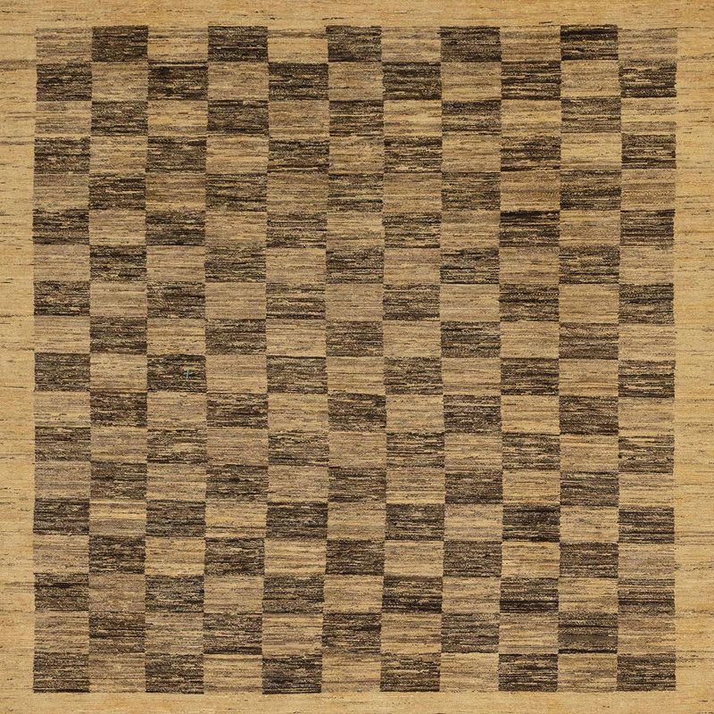 Tapis abstrait moderne 1716, Carré 5 pi