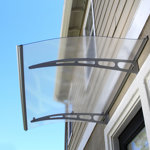 Advaning 7.9'' D Polycarbonate Cover Retractable Door / Window Awning