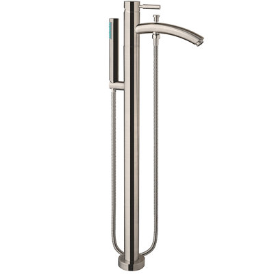 Robinet de baignoire à fixation sur le sol avec douche à main Taron