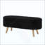 Banc de rangement avec repose-pieds ovale Luxury-1286283306