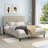 Dajai Upholstered Unfinished Platform Bed-955518760-955523318