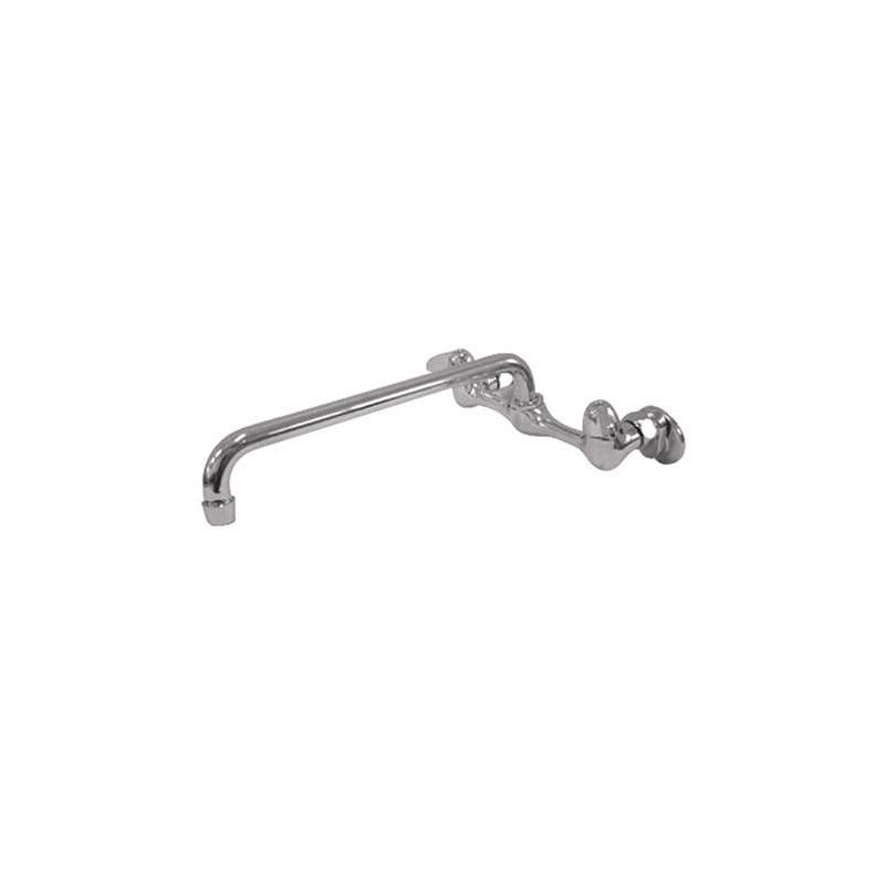 Double Handle Wall Mount Bridge Faucet