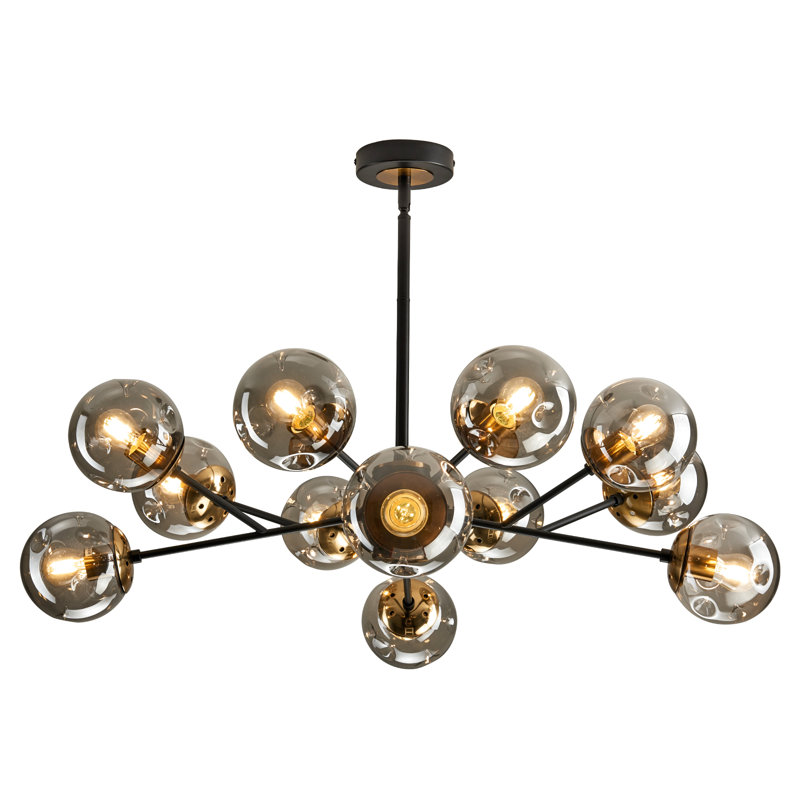 Lustre sphérique spoutnik 12 lumières Bauke