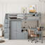 Loft Bed With Stairs, Drawers, Desk And Wardrobe-835674823