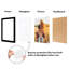 Cadre photo - Ensemble de 5 - Cadre photo avec plexiglas poli pour table et mur-101476088-101476093
