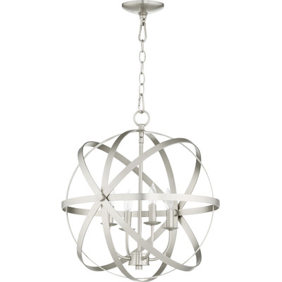 Lustre en forme de globe 4 lumières Brylan