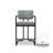 Prohibition Series 30" Pub Table - With Two Vintage - Armed Barstools By RAM Game Room-105299814