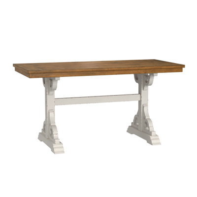 Allerus Counter Height Trestle Dining Table by August Grove