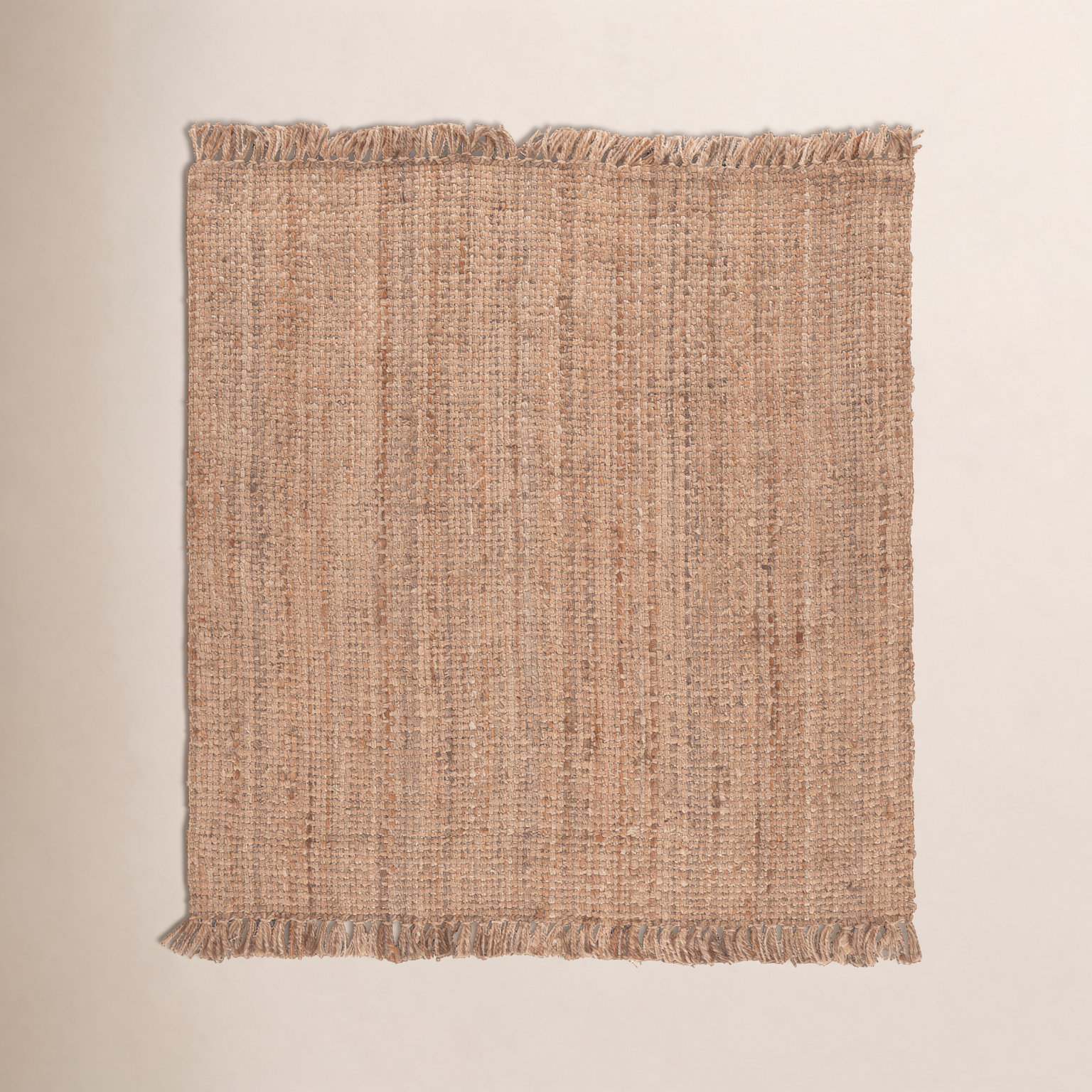 Parkerfield Natural Hand-Woven Jute Rug, Round 6'