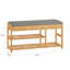 Upholstered Bench With Storage Space Fresnel