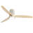 Kemp 52'' 3 -Blade LED Flush Mount Ceiling Fan with Light and Remote Control-150858202