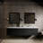 80" Wall-Mounted Double Bathroom Vanity Set-82339564-82339561