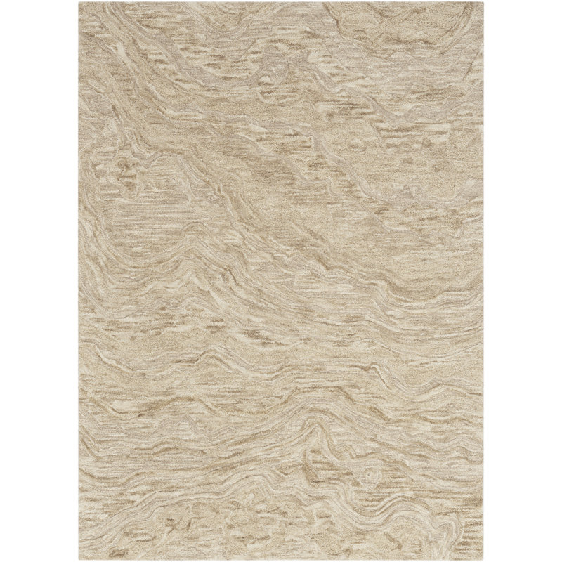 Ikora Wool Abstract Indoor Rug, Rectangle 3'9" x 5'9"