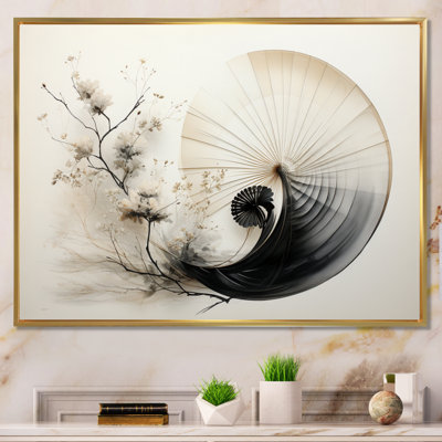 Asian Art Seashell Sumi VI, reproduction d'art sur toile