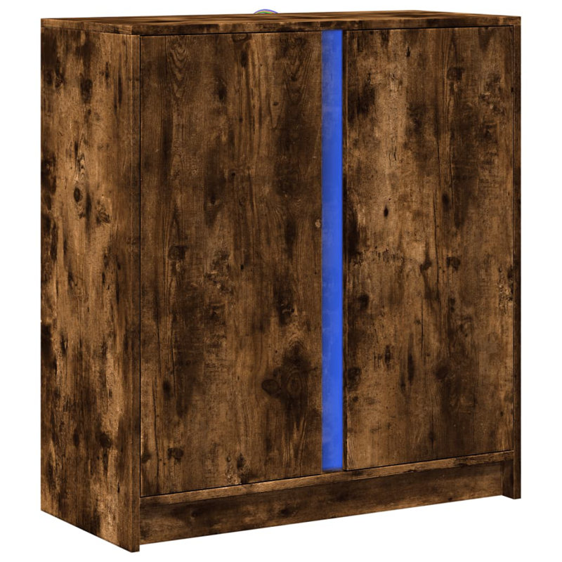 Sherille Accent Cabinet, Smoked Oak