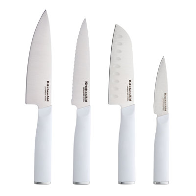 Ensemble de chef Kitchenaid avec housses sur mesure, couteau de cuisine pointu, lame en acier inoxydable japonais à haute teneur en carbone, pièce 