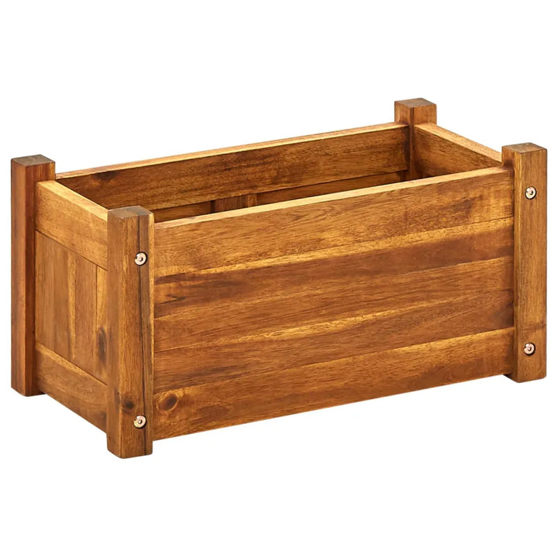 Wood Planter Box, H25 x W50 x D25cm