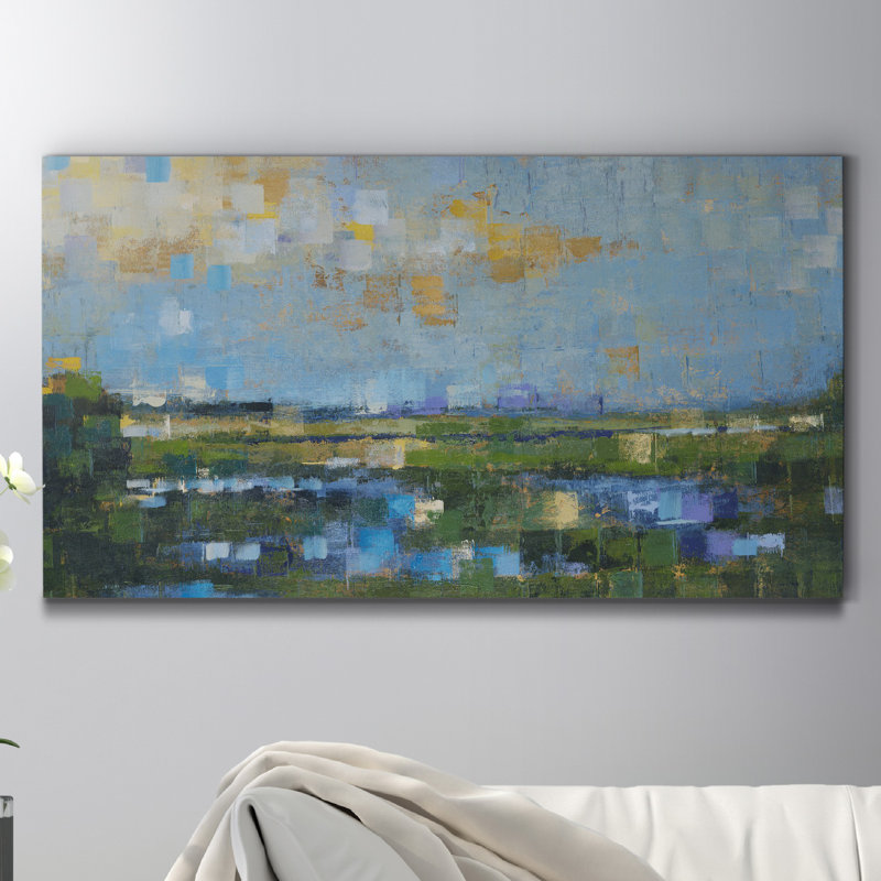 Vue réfractée - impression sur toile tendue, H 24 po x l 12 po x P 1 po