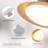 11.8'' LED Flush Mount Lightinng 5CCT Dimmable with Remote-226387916