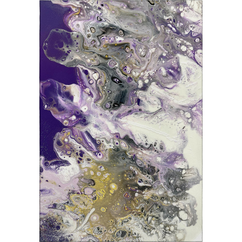 Premium Machine Washable Chananya Amethyst Rug, Rectangle 8' x 10'