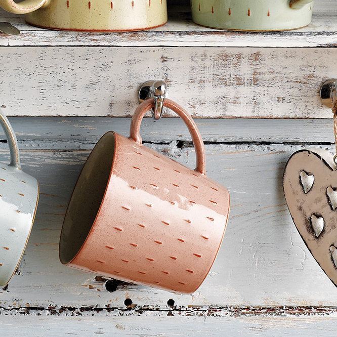 Hand-crafted Mugs Denby Azure Cascade Mug, Piazza