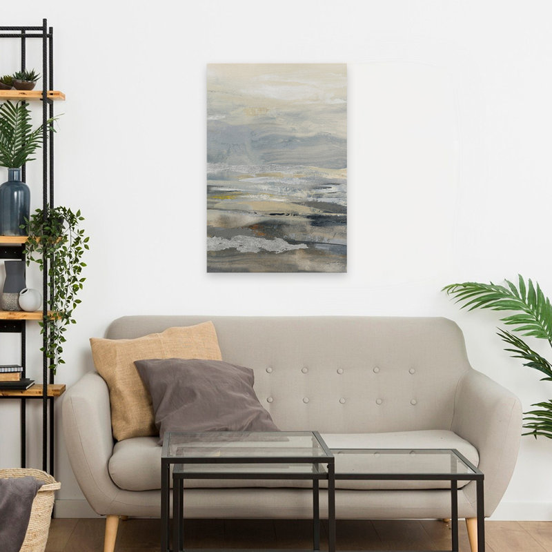 Contemporain et sable de plage II, H 24 po x l 16 po