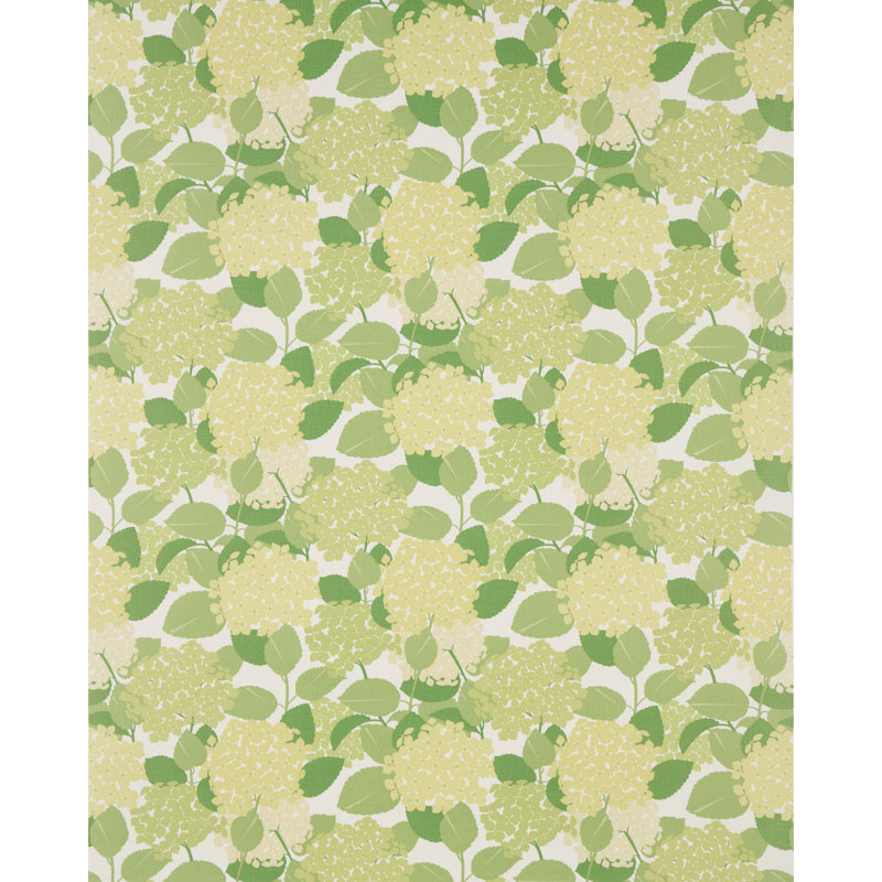 Hydrangea Fabric, Green