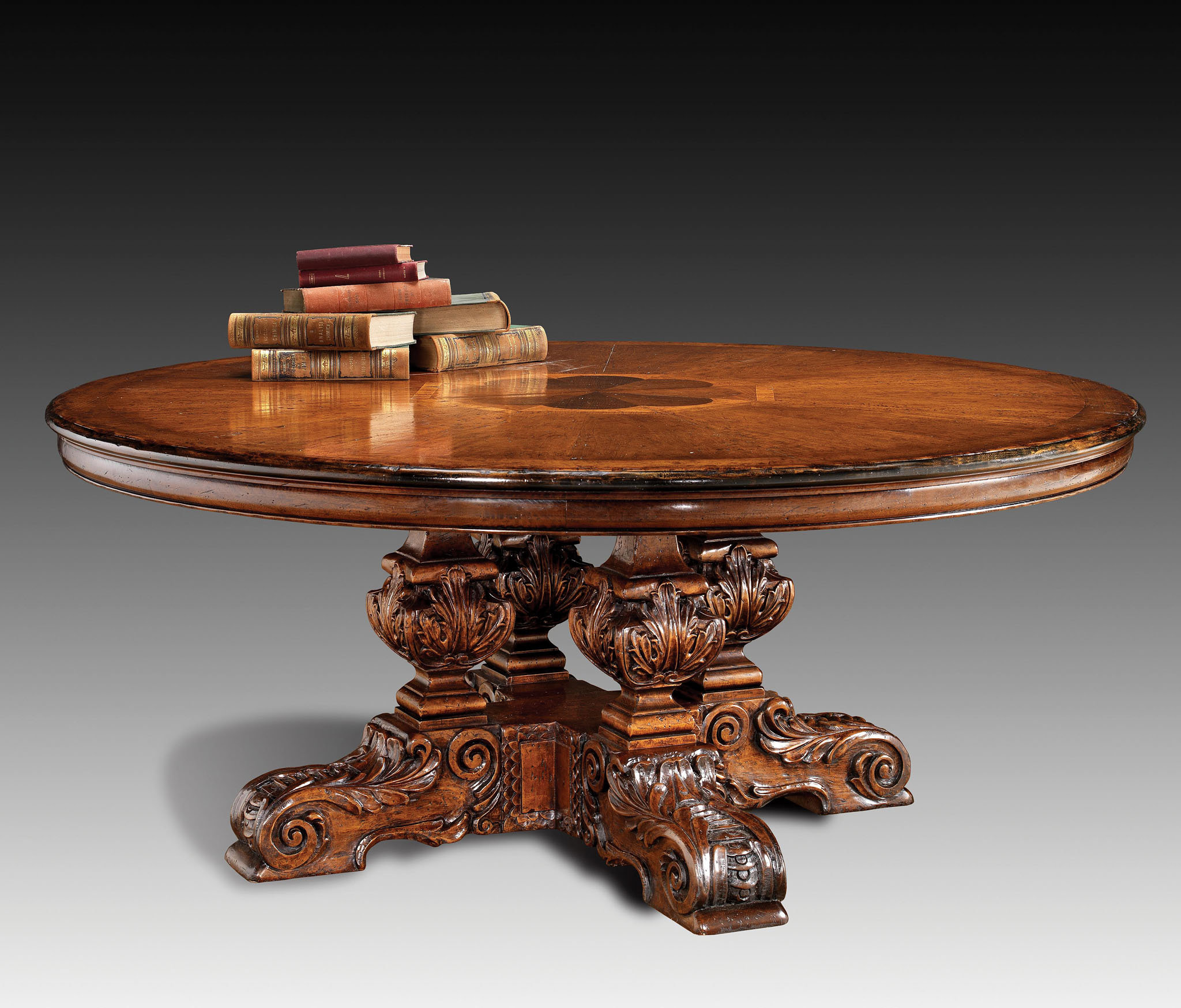 David Michael Walnut Solid Wood Dining Table - Wayfair Canada