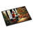 Schnauzer and Santa Claus Doormat-112753736
