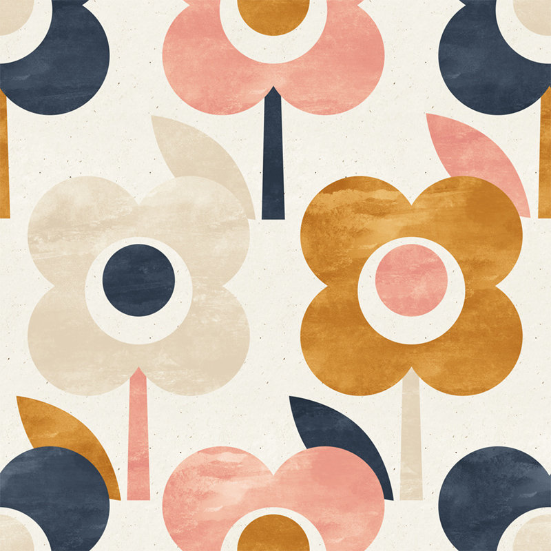 Ananda Scandinavianful Flowers Wallpaper, 312 x 219cm