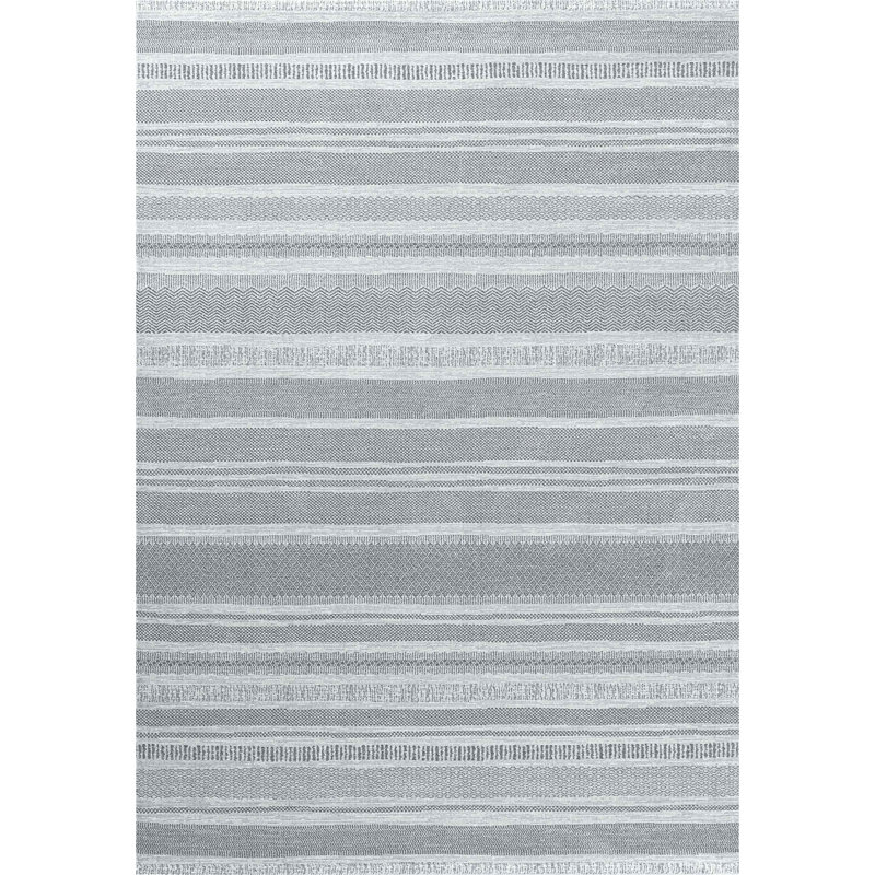 Hachirou Striped Indoor / Outdoor Area Rug, Rectangle 120cm x 170cm