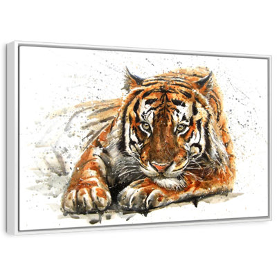 Brampt Lounging Bengal Tiger