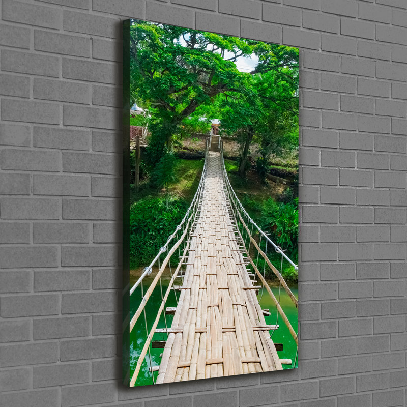 Suspension Bridge - Wrapped Canvas Print