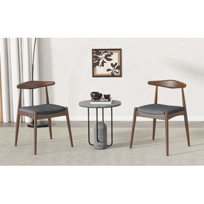 Chaises en tissu, ensemble de 2