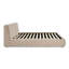 Lit en velours taupe texturé-1358582610-1358582605