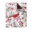 Jeté écossais cardinal Greenland Home Fashions - 50 po x 60 po, coquille en microfibre brossée, rembourrage en mélange de coton, lavable à la machine
