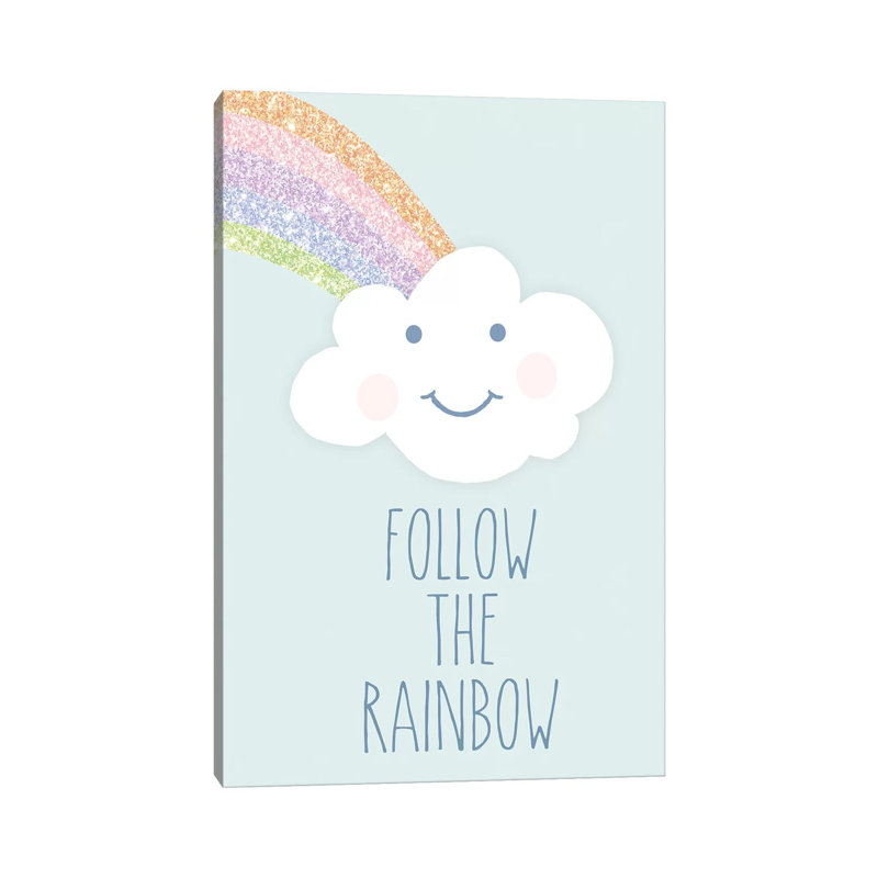 Follow The Rainbow by Anna Quach - Wrapped Canvas Print, 66.04cm H x 45.72cm W