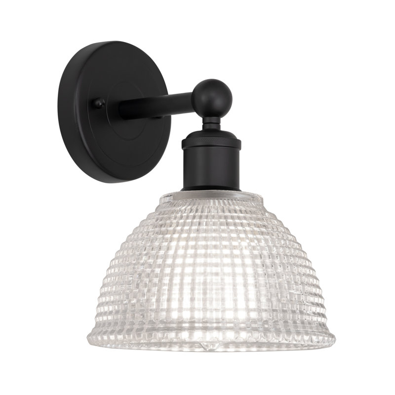 Edison - Arietta - 1 Light Sconce, Matte Black